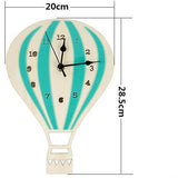 Hot Air Balloon Wooden Wall Clock