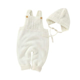 Baby Sleeveless Jumpsuit with Hat