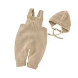 Baby Sleeveless Jumpsuit with Hat