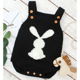 Rabbit Knitted Romper - Cozy Nursery