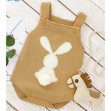Rabbit Knitted Romper - Cozy Nursery