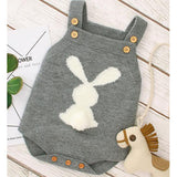 Rabbit Knitted Romper - Cozy Nursery