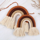 Brown Rainbow Wall Decor - Cozy Nursery
