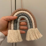 Nordic Hand-woven Rainbow Wall Decor - Cozy Nursery