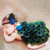 Peacock Costume For Newborn Photography
