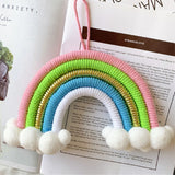 Rainbow with Clouds Pendant