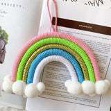 Rainbow with Clouds Pendant