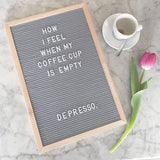 Felt Letter Board - Cozy Nursery