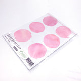 Watercolor Pink Dots Wall Decals