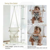 Nordic Baby Macrame Swing - Cozy Nursery