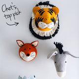 Felt Animal Head - Cozy Nursery