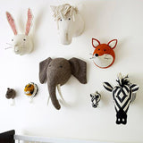 Felt Animal Head - Cozy Nursery