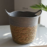 Rattan Storage Basket & Floor Plant Pot