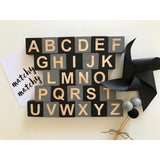 Wooden Alphabet Letters Block Set