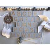 Wooden Alphabet Letters Block Set