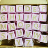Wooden Alphabet Letters Block Set