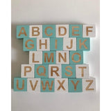 Wooden Alphabet Letters Block Set