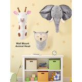 Felt Animal Head Wall Décor