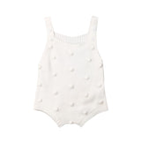 Newborn Knit Pompom Romper