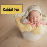 Newborn Faux Fur Rabbit Blanket