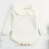 Baby Girl Knitted Warm Romper