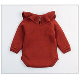 Baby Girl Knitted Warm Romper