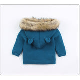 Fur Collar Cardigan