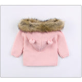 Fur Collar Cardigan