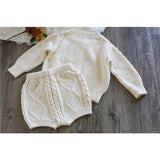 Baby Knit Cardigan + Shorts Suit