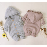 Hooded Sweater Romper