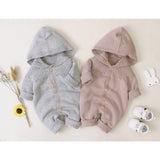 Hooded Sweater Romper