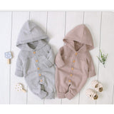 Hooded Sweater Romper