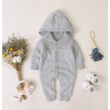 Hooded Sweater Romper