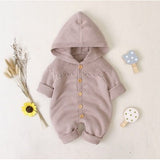 Hooded Sweater Romper