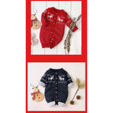 Knitted Button Deer Jumpsuit