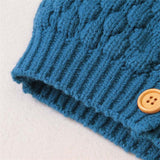 Knitted Pompom Baby Cardigan