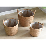 Rattan Storage Basket & Floor Plant Pot
