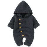 Hooded Knit Jumpsuit