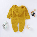 Hooded Knit Jumpsuit