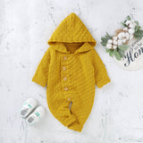 Hooded Knit Jumpsuit