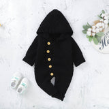 Hooded Knit Jumpsuit