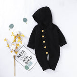 Hooded Knit Jumpsuit