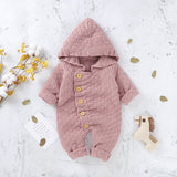 Hooded Knit Jumpsuit