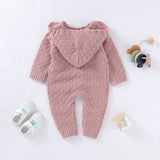 Hooded Knit Jumpsuit