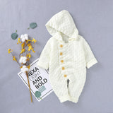 Hooded Knit Jumpsuit