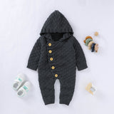 Hooded Knit Jumpsuit