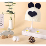 Knitted Heart Pompom Hat