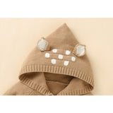 Knitted Deer Ear Cardigan