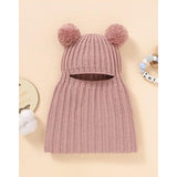 Full Face Pompom Hat