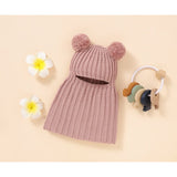 Full Face Pompom Hat